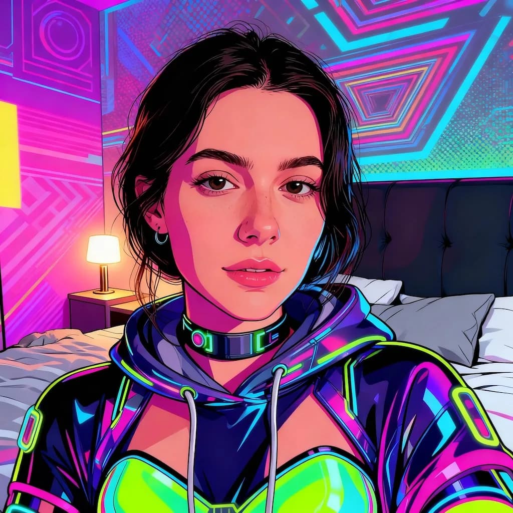 AI Y2K Aesthetic - AI-generated image